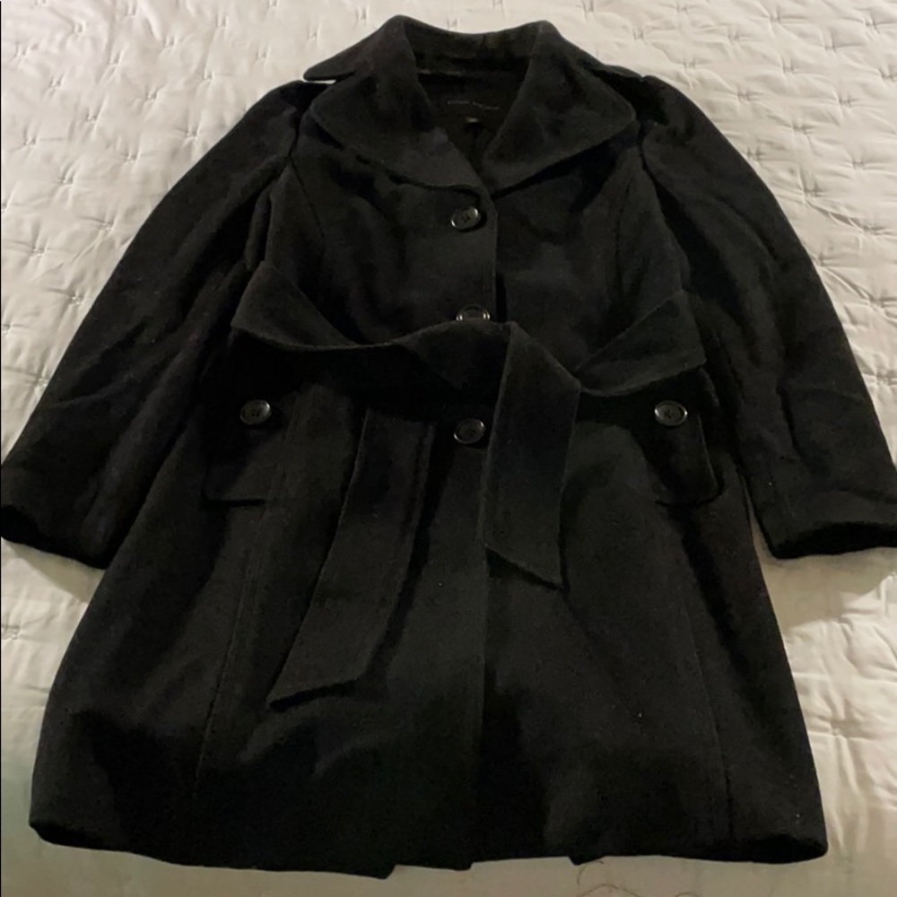 Banana Republic black coat
